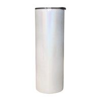 Sublimation Tumbler 20oz Skinny Glitter