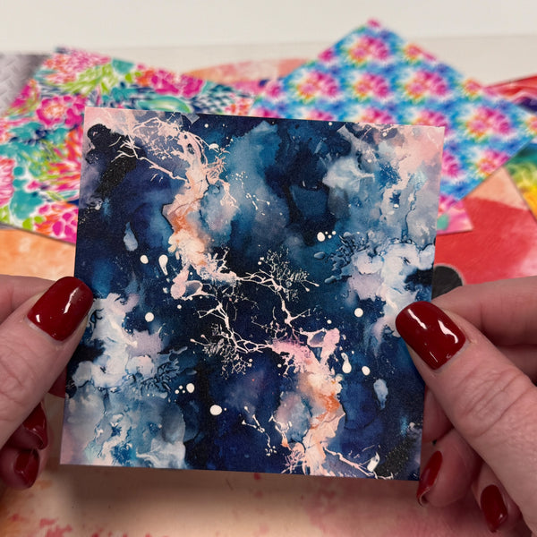 4" x 4" Pattern Acrylic Ethereal Daydream