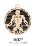 Personalized Sports Ornament 2024