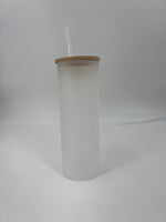 Sublimation Frosted Glass Tumbler 25 oz