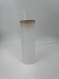 Sublimation Frosted Glass Tumbler 25 oz