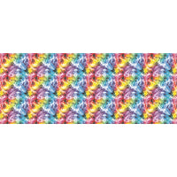 4" x 10" Pattern Acrylic Smokey Rainbow