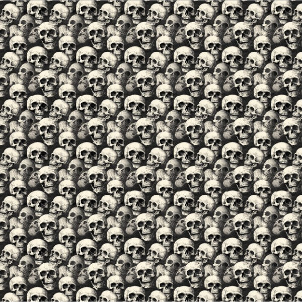 4" x 10" Pattern Acrylic And Crossbones | Create With 614