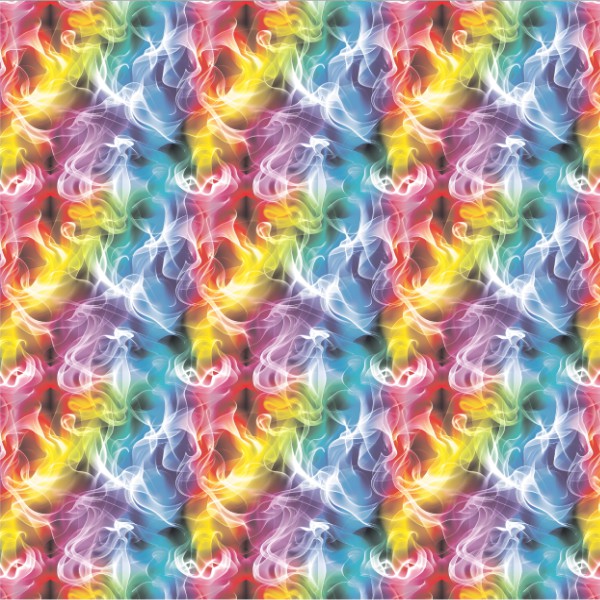 4" x 4" Pattern Acrylic Smokey Rainbow | Create With 614