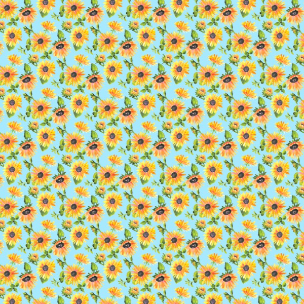 4" x 10" Pattern Acrylic Sunflower Afternoon | Create With 614