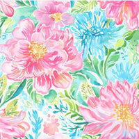 19" x 12" Pattern Acrylic Watercolor Flowers | Create With 614