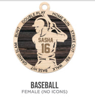 Personalized Sports Ornament 2024