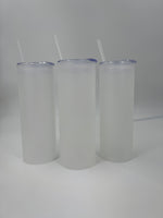 Sublimation Frosted Glass Tumbler 25 oz