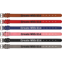 Laserable Leatherette Dog Collar 15" | Create With 614