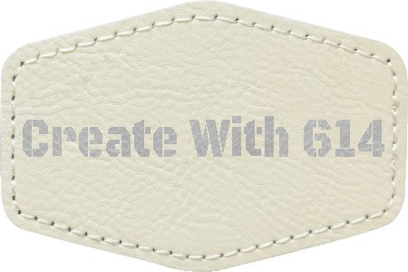 Engraved Leatherette Hex Patch - Focused Laser Works
