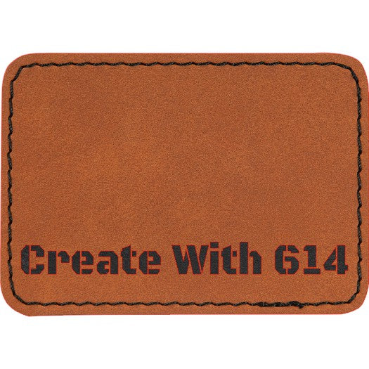 Leatherette Personalized - Round Patches w/adhesive – 525 Laser