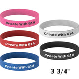 Laserable Silicone Bracelet 3 3/4"